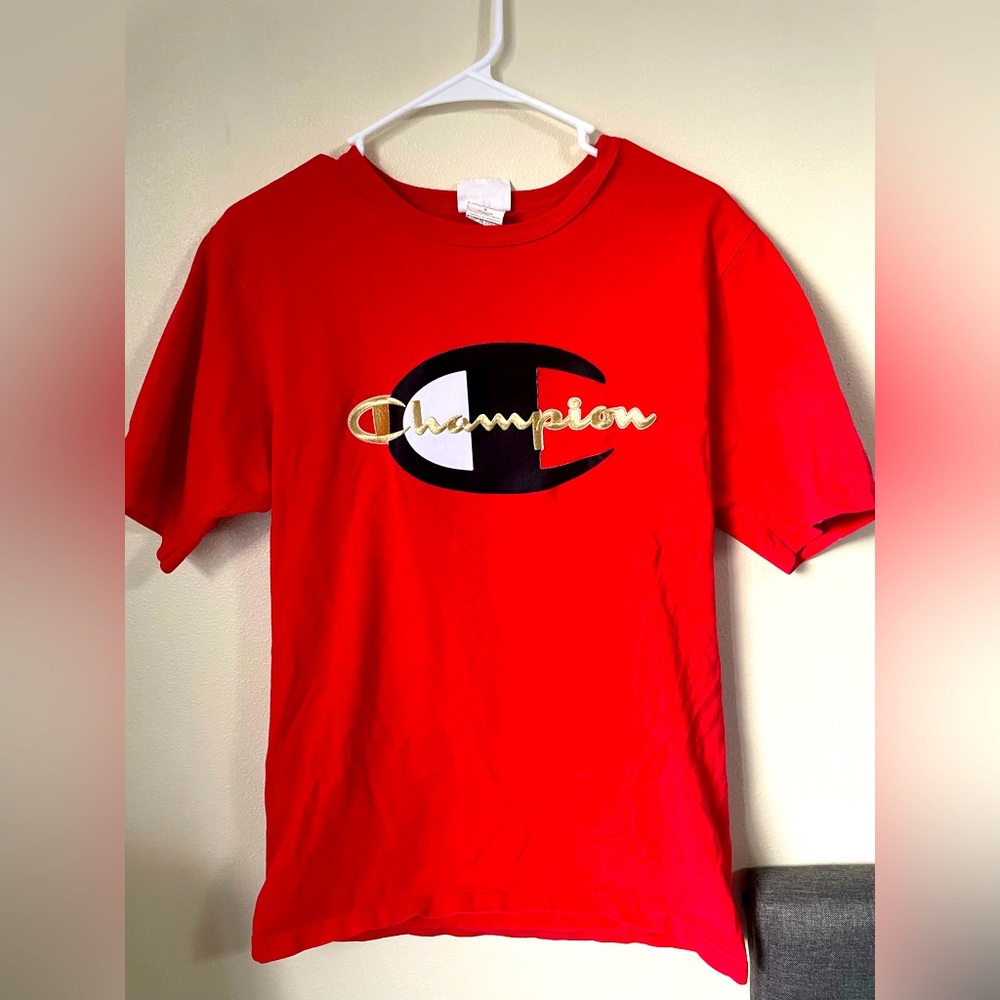 Red Champion Logo T-Shirt